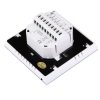 BAC-2000 Central Air Conditioning Type Touch LCD Digital 2-pipe Fan Coil Unit Room Thermostat, Display Fan Speed / Clock / Temperature / Time / Week / Heat etc. (White) - Image 5