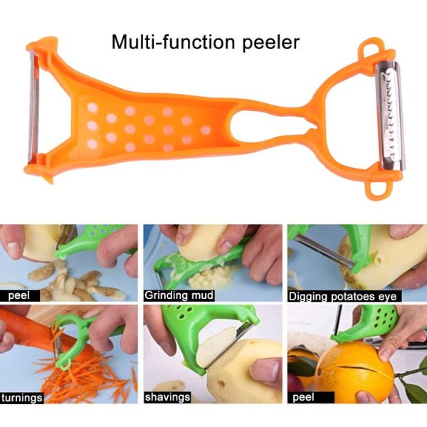 Portable Fruits and Vegetables Peeler Apple Cucumber Potato Skinner - Image 5