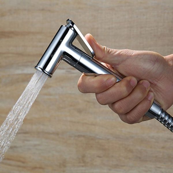 MDB-8005 Handheld Toilet Bidet Sprayer for Bathroom / Kicten / Garden / Pets Shower (Silver) - Image 10