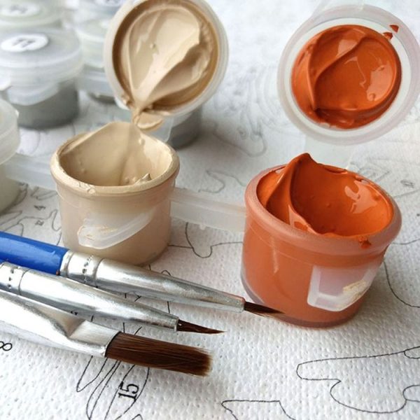 DIY Creative Paint By Numbers Oil Painting Romantic Balloon Art Painting without Framework, Size: 40*50 cm - Image 3