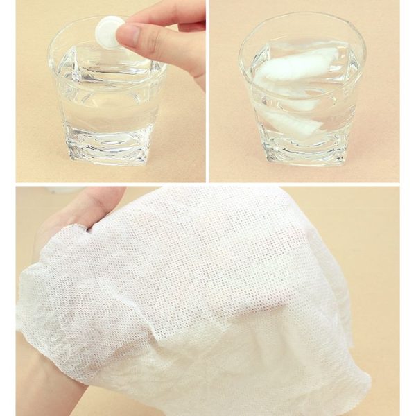 60 PCS Candy Style Portable Disposable Travel Cotton Towel, Size: 22*20cm - Image 4