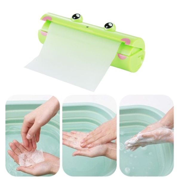 1.2m Frog Pattern Hand Washing Convenient Scented Soap Sheets, Random Color Delivery Delivery - Image 5