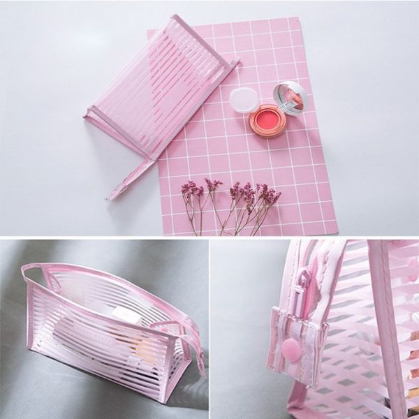 Stripe Style Portable Travel Cosmetic Organizer Bag, Size: 23*14*9cm, Random Color Delivery - Image 8