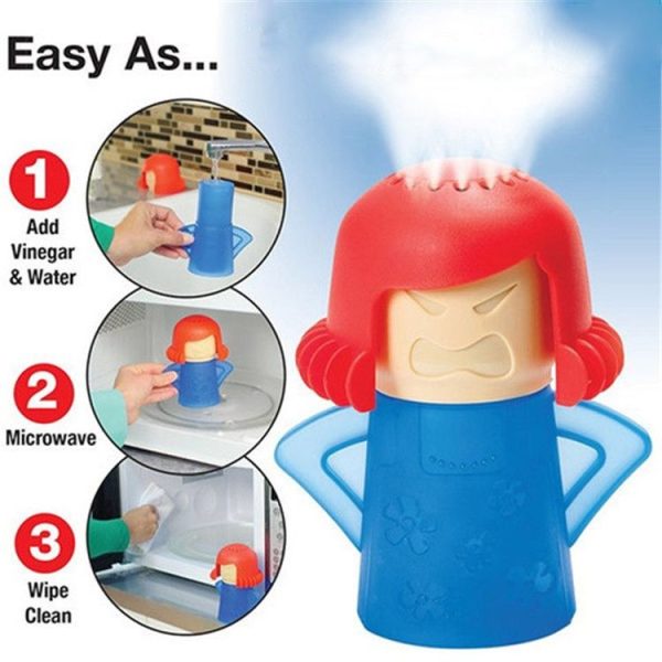 Angry Mama Microwave Cleaner Cooking Kitchen Gadget Tools - Image 8