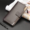 Baellerry Men Long Wallet New Style Young Fashion Hand Bag Wallet (Brown) - Image 2