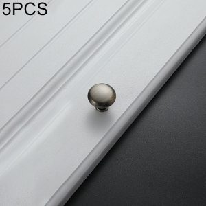 5 PCS 4203 Matte Cyan Single Hole Solid Zinc Alloy Round Handle for Cabinet Wardrobe Drawer Door