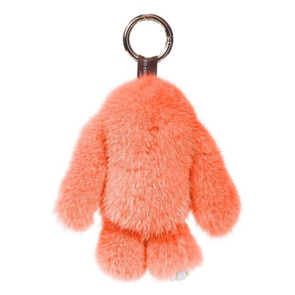 Lovely Dead Rex Rabbit Doll Pendant for Bag / Key Chains / Car, Size: 15.0 x 14.0 x 8.0cm (Orange) - Image 3