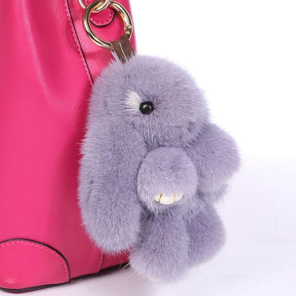 Lovely Dead Rex Rabbit Doll Pendant for Bag / Key Chains / Car, Size: 15.0 x 14.0 x 8.0cm (Orange) - Image 5