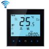 LCD Display Air Conditioning 4-Pipe Programmable Room Thermostat for Fan Coil Unit, Supports Wifi (Black)