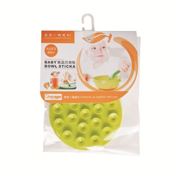 3pcs Baby Double-sided TPR Anti-skid Pad Strong Suction Placemat, Size: 10.5*10.5*1.3cm Random Color Delivery - Image 6