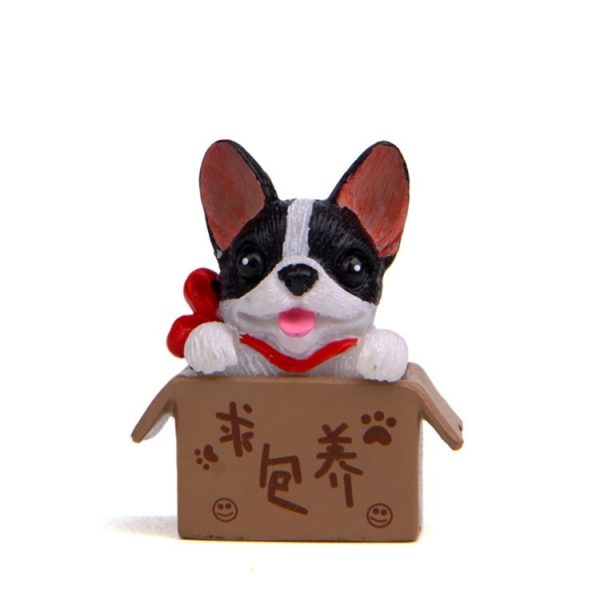 2 PCS Creative Home Decoration Bulldog Doll Ornament, Random Style - Image 4