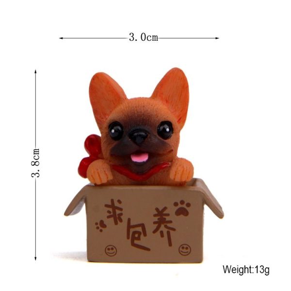 2 PCS Creative Home Decoration Bulldog Doll Ornament, Random Style - Image 6