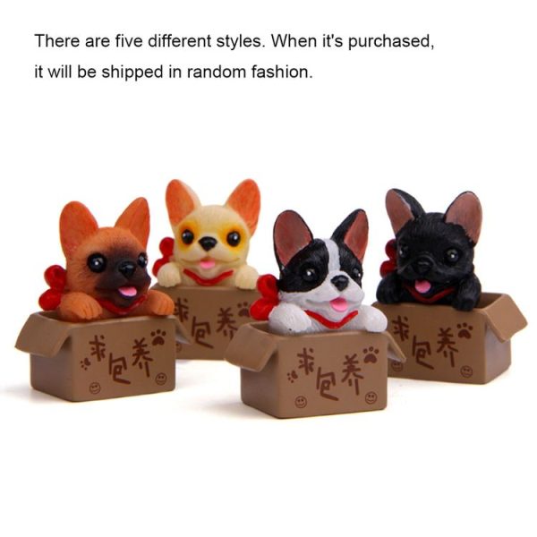 2 PCS Creative Home Decoration Bulldog Doll Ornament, Random Style - Image 8