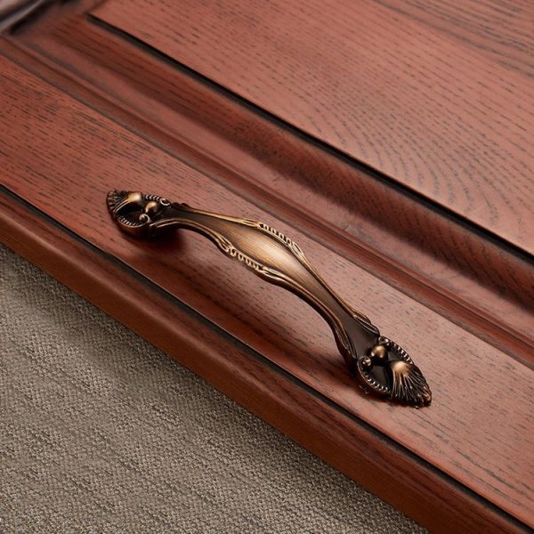5 PCS 6566-96 Zinc Alloy European Classic Style Cabinet Handle (Coffee) - Image 2