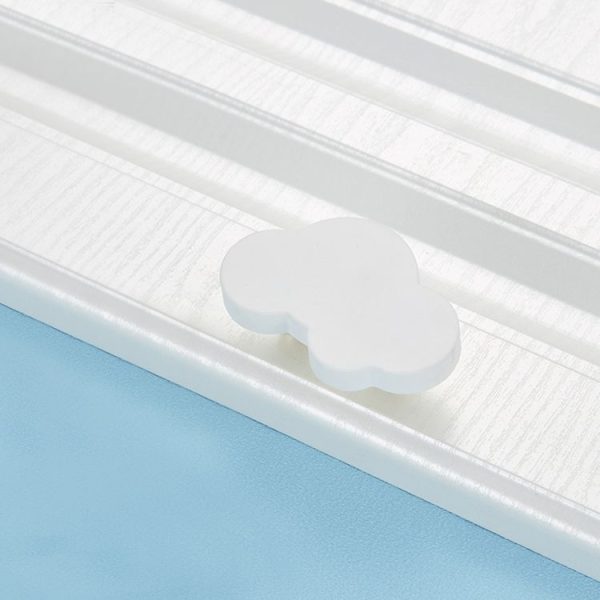 5 PCS Great Cloud Pattern Shockproof Modern Cartoon Children Drawer Cabinet Handle - Image 2