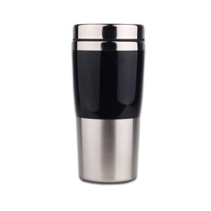 430ml Double Insulated Stainless Steel Mug In-Car Using Business Water Bottle (Black)