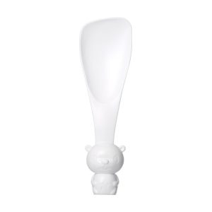 Original Xiaomi Youpin jordan &judy Cute Cartoon Bear Rice Spoon Non Sticky Vertical Stand Soup Sauce Scoop Kitchen Tool (White)