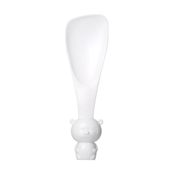 Original Xiaomi Youpin jordan &judy Cute Cartoon Bear Rice Spoon Non Sticky Vertical Stand Soup Sauce Scoop Kitchen Tool (White) - Image 2