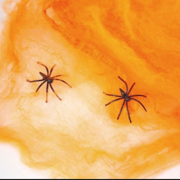 Halloween Props Cotton Yarn Spider Webs, Random Color Delivery - Image 5