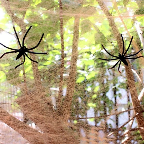 Halloween Props Cotton Yarn Spider Webs, Random Color Delivery - Image 7