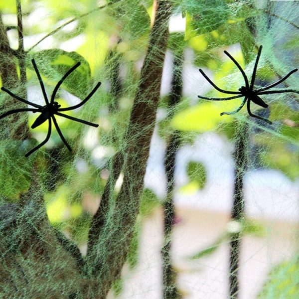 Halloween Props Cotton Yarn Spider Webs, Random Color Delivery - Image 8
