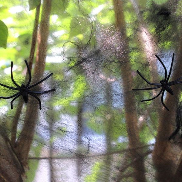 Halloween Props Cotton Yarn Spider Webs, Random Color Delivery - Image 9