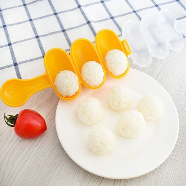 Cute Style Food-grade Sushi Rice Ball Shaker Mold with Spoon for Kids, Random Color Delivery - Image 5