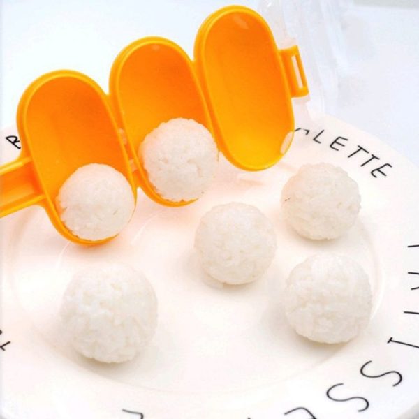 Cute Style Food-grade Sushi Rice Ball Shaker Mold with Spoon for Kids, Random Color Delivery - Image 6