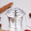 Stainless Steel Locking Spice Tea Strainer Mesh Infuser Tea Ball Filter, Middle Size: 6.5 x 6cm - Image 6