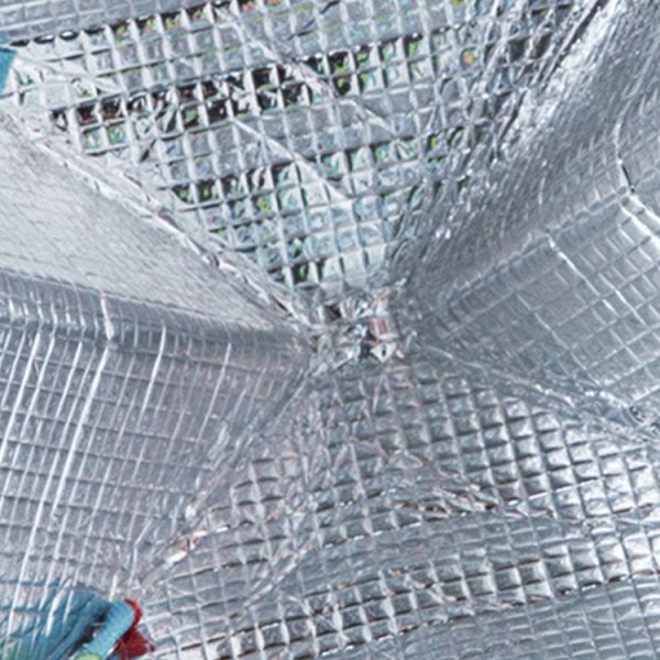 Foldable Thickened Aluminum Foil Food Heat Preservation Cover, Size: L (37 x 37 x 15cm) (Red) - Image 5