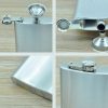 225mL (8oz) Outdoor Sports Handy Home Travel Wild Stainless Steel Portable Hip Flask (with Small Funnel) (Silver 225mL (8oz)) - Image 5