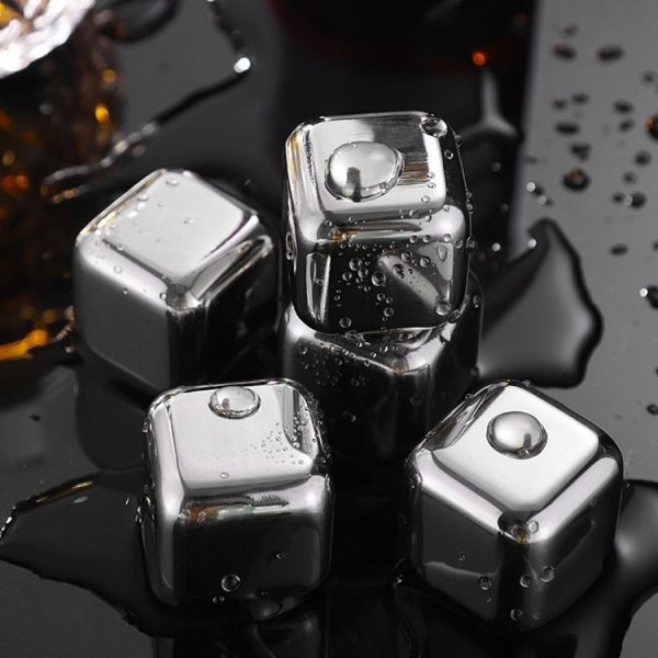 Stainless Steel Chilling Reusable Ice Cubes for Whiskey, Vodka, Liqueurs - Image 2