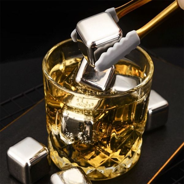 Stainless Steel Chilling Reusable Ice Cubes for Whiskey, Vodka, Liqueurs - Image 7