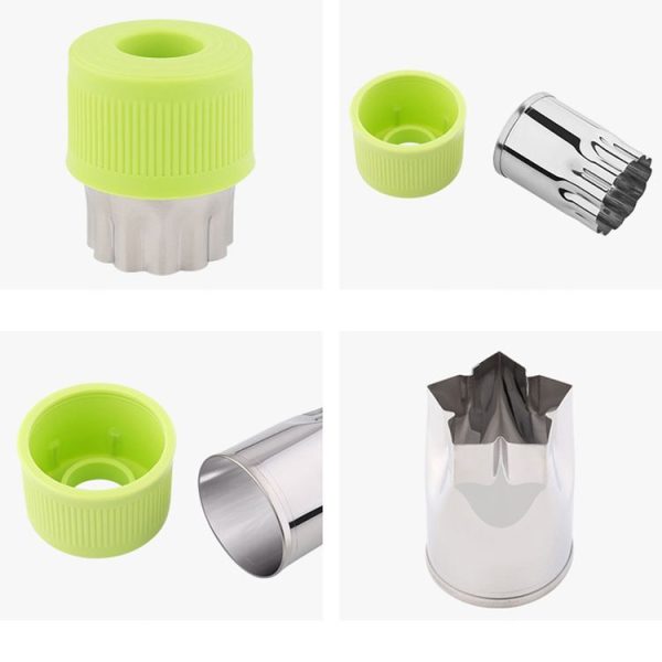 8 in 1 Stainless Steel Fruits Vegetables Cutting Embossed Dies Butterfly Patch Embossed Printing Creative Cut Tools - Image 5