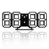 Multi-Function Large 3D LED Digital Wall Alarm Clock with Snooze Function, 12 / 24 Hours Display for Home, Kitchen, Office, DC 5V, CE Certificated (White) - Image 7