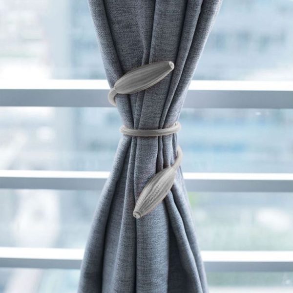 Fashion Adornments Creative Curtain Tie Rope (Grey)