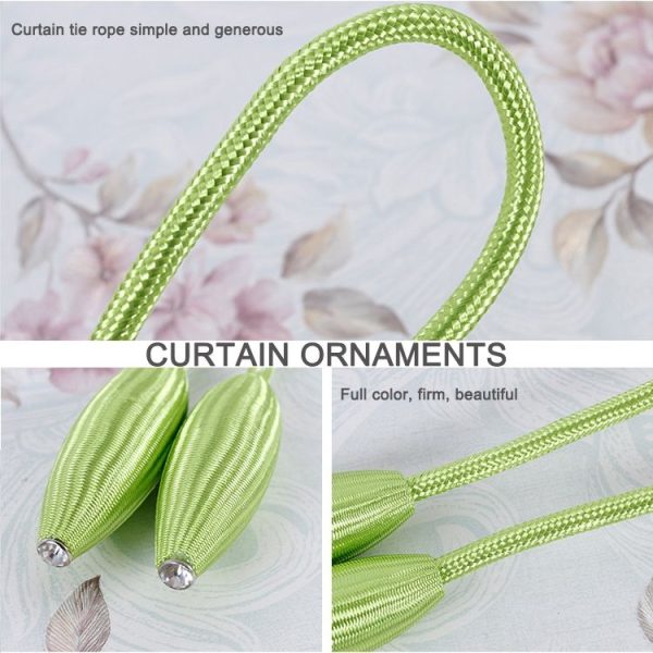 Fashion Adornments Creative Curtain Tie Rope (Grey) - Image 5