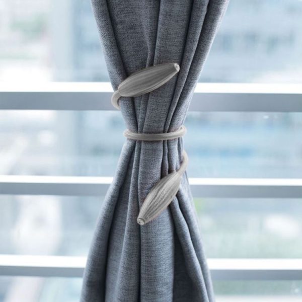Fashion Adornments Creative Curtain Tie Rope (Grey) - Image 6