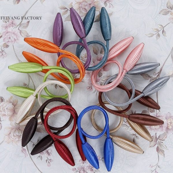 Fashion Adornments Creative Curtain Tie Rope (Grey) - Image 7
