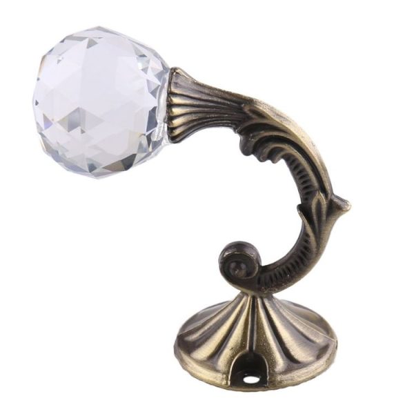 Retro Water Wafer Head Barb Curtain Decorative Wall Hook (Bronze) - Image 2
