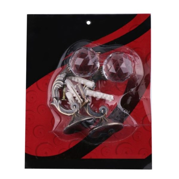 Retro Water Wafer Head Barb Curtain Decorative Wall Hook (Bronze) - Image 4