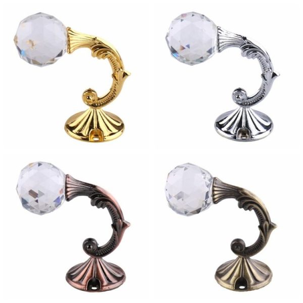 Retro Water Wafer Head Barb Curtain Decorative Wall Hook (Bronze) - Image 6