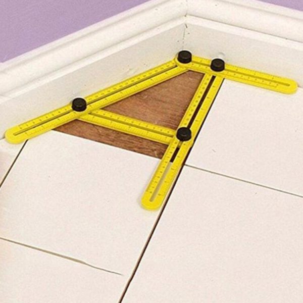 DIY Four-sided Angle Measuring Ruler Layout Tool for Handymen, Builders, Craftsmen - Image 5