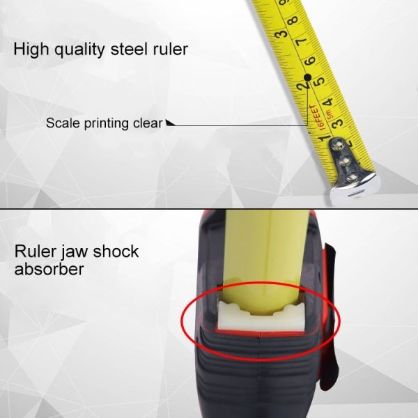 Aoben Retractable Ruler Measuring Tape Portable Pull Ruler Mini Tape Measure, Length: 5m Width: 19mm - Image 6
