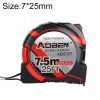Aoben Retractable Ruler Measuring Tape Portable Pull Ruler Mini Tape Measure, Length: 7.5m Width: 25mm - Image 2
