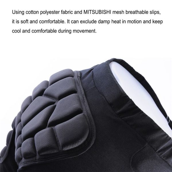 WOLFBIKE Adult Skiing Skating Snowboarding Protective Gear Outdoor Sports Hip Padded Shorts, Size: XL - Image 7