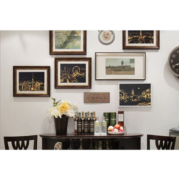 Bright City DIY Drawing Picture Wall Painting Scratch Card Golden Night View Paint Arts Paper Hand Painted Home Decoration Creative Handmade Gifts, Size: 41*28.7cm - Image 7