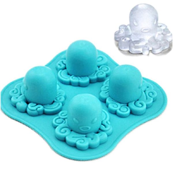 Adorable Octopus Mold Silicone Ice Cube Tools Ice Cream Cube Tray / Ice Mold - Image 2