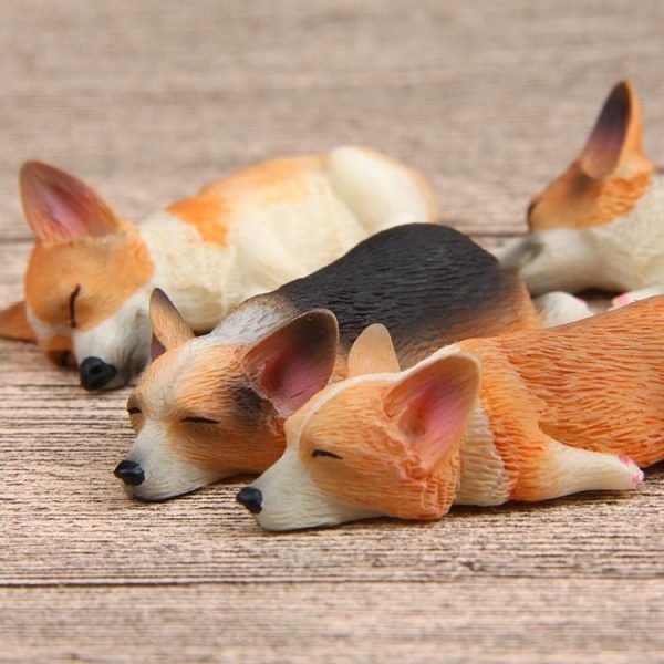 Home Decoration Lovely Rrunk on Sleep Corgi 3D Magnetic Buckle Fridge Paste - Image 4