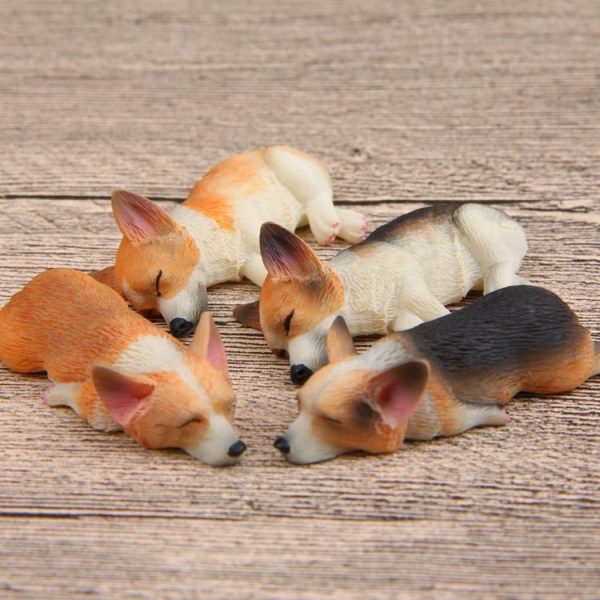 Home Decoration Lovely Rrunk on Sleep Corgi 3D Magnetic Buckle Fridge Paste - Image 5